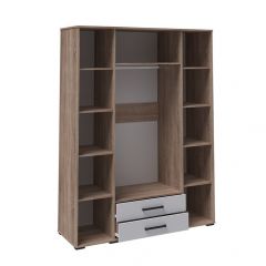 Модульная Спальня Соната (Белый/Дуб Крафт Золотой) в Камышлове - kamyshlov.mebel24.online | фото 8