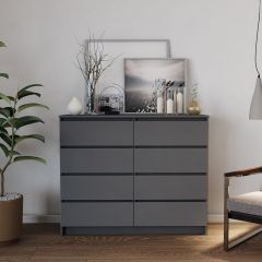 МОРИ МК 1200.8 Комод (графит) в Камышлове - kamyshlov.mebel24.online | фото