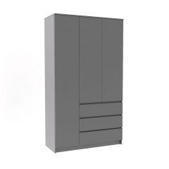 МОРИ МШ 1200.1 Шкаф (графит) в Камышлове - kamyshlov.mebel24.online | фото 2