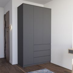 МОРИ МШ 1200.1 Шкаф (графит) в Камышлове - kamyshlov.mebel24.online | фото
