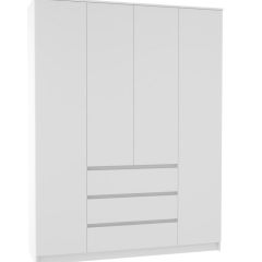 МОРИ МШ 1600.1 Шкаф (белый) в Камышлове - kamyshlov.mebel24.online | фото 2