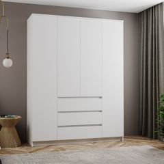 МОРИ МШ 1600.1 Шкаф (белый) в Камышлове - kamyshlov.mebel24.online | фото