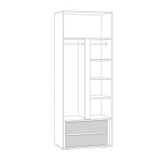Муссон спальня (модульная) в Камышлове - kamyshlov.mebel24.online | фото 10