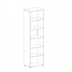 НИЦЦА Гостиная Шкаф-витрина 1 дв в Камышлове - kamyshlov.mebel24.online | фото 2