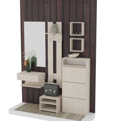 Обувница 3 секции (дуб сонома) в Камышлове - kamyshlov.mebel24.online | фото 4
