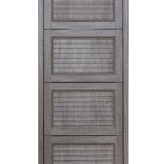 Обувница Комфорт Ф 001 Фасад 3D Жалюзи (4 секции) в Камышлове - kamyshlov.mebel24.online | фото 2