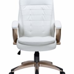 Офисное кресло для руководителей DOBRIN DONALD LMR-106B белый в Камышлове - kamyshlov.mebel24.online | фото
