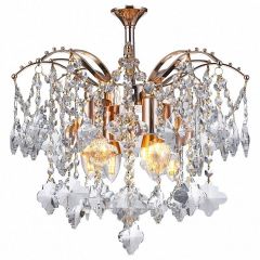 Подвесная люстра Natali Kovaltseva Morgana MORGANA 81426/4C GOLD в Камышлове - kamyshlov.mebel24.online | фото