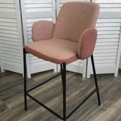 Полубарный стул NYX (H=65cm) VF109 розовый / VF110 брусничный М-City в Камышлове - kamyshlov.mebel24.online | фото