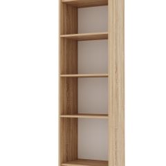 ИТАЛИЯ П-500 Пенал 1 дв. (Дуб сонома/Белый глянец) в Камышлове - kamyshlov.mebel24.online | фото 2