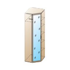 Прихожая Карина композиция 3 (Гикори Джексон светлый) в Камышлове - kamyshlov.mebel24.online | фото 6