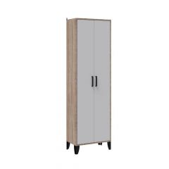 Прихожая Витра Шкаф платяной (Белый/Дуб сонома) в Камышлове - kamyshlov.mebel24.online | фото