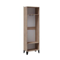 Прихожая Витра Шкаф платяной (Белый/Дуб сонома) в Камышлове - kamyshlov.mebel24.online | фото 2
