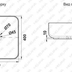 Раковина MELANA MLN-78110 в Камышлове - kamyshlov.mebel24.online | фото 2