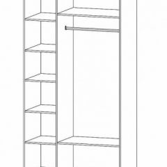ГАММА Шкаф 3-х створчатый в Камышлове - kamyshlov.mebel24.online | фото 2