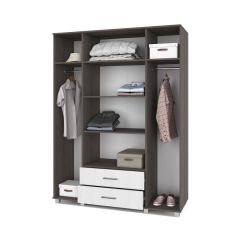 ЕВА Шкаф 4-х дверный Е43 в Камышлове - kamyshlov.mebel24.online | фото 2