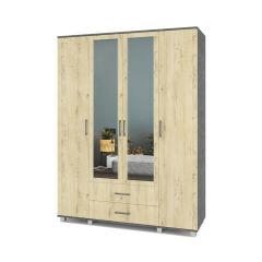 ЕВА Шкаф 4-х дверный Е43 в Камышлове - kamyshlov.mebel24.online | фото 7