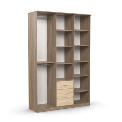 Шкаф комбинированный Дуэт Люкс без зеркала в Камышлове - kamyshlov.mebel24.online | фото 2