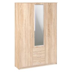 Шкаф комбинированный Дуэт Люкс с зеркалом в Камышлове - kamyshlov.mebel24.online | фото 2
