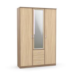 Шкаф комбинированный Дуэт Люкс с зеркалом в Камышлове - kamyshlov.mebel24.online | фото 4