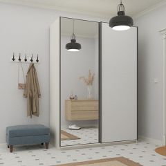 Шкаф-купе 1600 серии SOFT D1+D3+B2+PL1 (2 ящика+1штанга) профиль «Графит» в Камышлове - kamyshlov.mebel24.online | фото