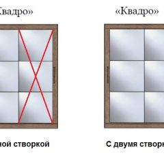 Шкаф-купе №19 Серия 3 Квадро (1500) Ясень Анкор светлый в Камышлове - kamyshlov.mebel24.online | фото 3