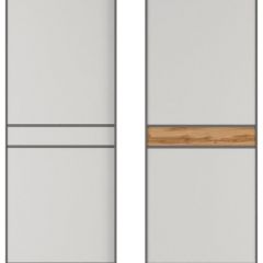 Шкаф-купе 2100 серии SOFT D4+D4+D4+B22+PL1 (по 2 ящика лев/прав+1штанга) профиль «Графит» в Камышлове - kamyshlov.mebel24.online | фото 10