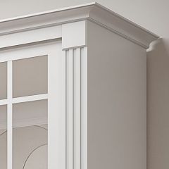 Шкаф-купе 2150 серии NEW CLASSIC K5+K5+K5+B22+PL3 (по 2 ящика лев/прав+1 штанга+1полка) профиль «Капучино» в Камышлове - kamyshlov.mebel24.online | фото 4