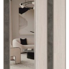 Шкаф-купе 2250 серии SILVER S5+S1+S5 B22+PL2 (по 2 ящика лев/прав+1 штанга+1 полка) профиль «Серебро» в Камышлове - kamyshlov.mebel24.online | фото 10