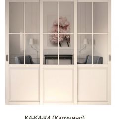 Шкаф-купе 2450 серии NEW CLASSIC K1+K1+K1+B22+PL4 (по 2 ящика лев/прав+F обр.штанга) профиль «Капучино» в Камышлове - kamyshlov.mebel24.online | фото 16