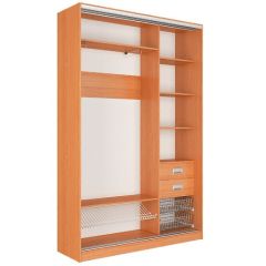 Шкаф-купе Джонни 1500 вариант 2 (Зеркало/Зеркало) в Камышлове - kamyshlov.mebel24.online | фото 3