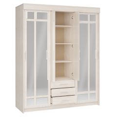 Шкаф-купе Фортуна (МОНО Ясень светлый) в Камышлове - kamyshlov.mebel24.online | фото 3