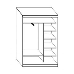Шкаф-купе ПШ-1.10 Пегас (Венге/Дуб молочный) в Камышлове - kamyshlov.mebel24.online | фото 2