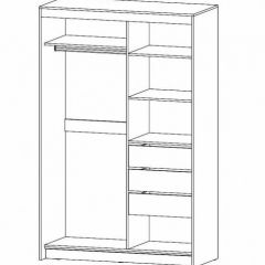 РИВЬЕРА Шкаф-купе 2х створчатый в Камышлове - kamyshlov.mebel24.online | фото 2