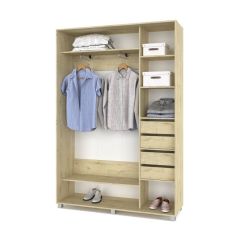РОЛАНД Шкаф-купе Ирландский дуб (450*1500) Р451 в Камышлове - kamyshlov.mebel24.online | фото 5