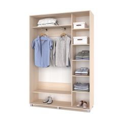 РОЛАНД Шкаф-купе Млечный дуб (450*1500) Р451 в Камышлове - kamyshlov.mebel24.online | фото 3