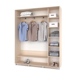 РОЛАНД Шкаф-купе Млечный дуб (450*1800) Р481 в Камышлове - kamyshlov.mebel24.online | фото 2