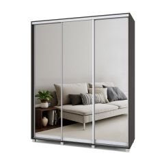 РОЛАНД Шкаф-купе с зеркалами Венге (450*1800) Р483 в Камышлове - kamyshlov.mebel24.online | фото