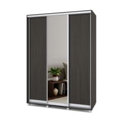 РОЛАНД Шкаф-купе с зеркалом Венге (450*1600) Р462 в Камышлове - kamyshlov.mebel24.online | фото 2