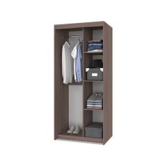 ТОМАС Шкаф-купе с зеркалом Шимо темный/светлый Т22 в Камышлове - kamyshlov.mebel24.online | фото 2