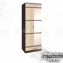Шкаф 2-х створчатый Сакура + Зеркало (венге/лоредо) в Камышлове - kamyshlov.mebel24.online | фото 2