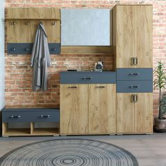 Шкаф с ящиками НКМ Бостон Секция 6 в Камышлове - kamyshlov.mebel24.online | фото 2