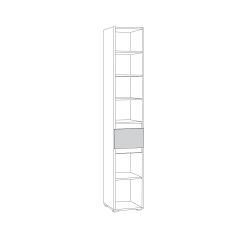 Шкаф с ящиком 13.202 Сидней в Камышлове - kamyshlov.mebel24.online | фото 2