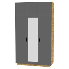 Шкаф с зеркалом "Аврора (H21_M)" в Камышлове - kamyshlov.mebel24.online | фото 19