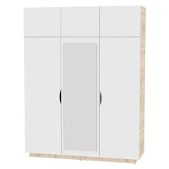 Шкаф с зеркалом "Аврора (H29_M)" в Камышлове - kamyshlov.mebel24.online | фото 3