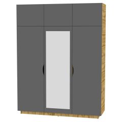 Шкаф с зеркалом "Аврора (H29_M)" в Камышлове - kamyshlov.mebel24.online | фото 19