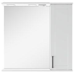 Шкаф-зеркало Charlie 80 правый Домино (DCh2520HZ) в Камышлове - kamyshlov.mebel24.online | фото 4