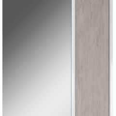 Шкаф-зеркало Uno 60 Дуб серый левый/правый Домино (DU1503HZ) в Камышлове - kamyshlov.mebel24.online | фото 5
