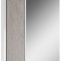 Шкаф-зеркало Uno 60 Дуб серый левый/правый Домино (DU1503HZ) в Камышлове - kamyshlov.mebel24.online | фото 2