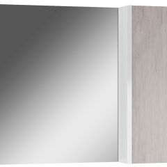 Шкаф-зеркало Uno 80 Дуб серый левый/правый Домино (DU1504HZ) в Камышлове - kamyshlov.mebel24.online | фото